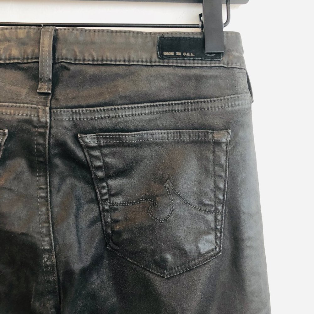 Adriano Goldschmied Faux Leather Super Skinny Jean - Picture 7 of 12
